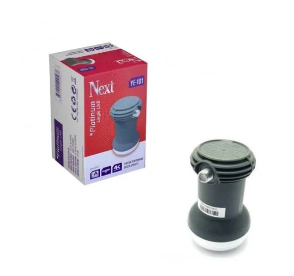Next Ye-101 Single Lnb 0.1db Full Hd 4k, Platinum Tekli  Çıkışlı  Tüm Tv Ve Çanak Anten İle Uyumlu ürün görseli 1