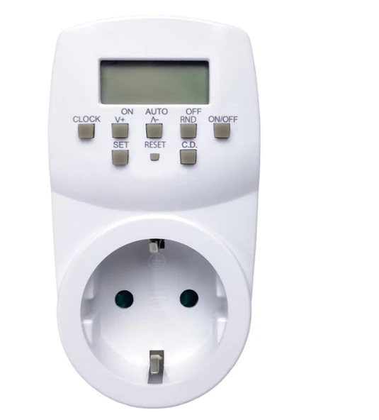 DİGİTAL HAFTALIK ZAMAN AYARLI PRİZ HOROZ TIMER-2 1780W ürün görseli 1