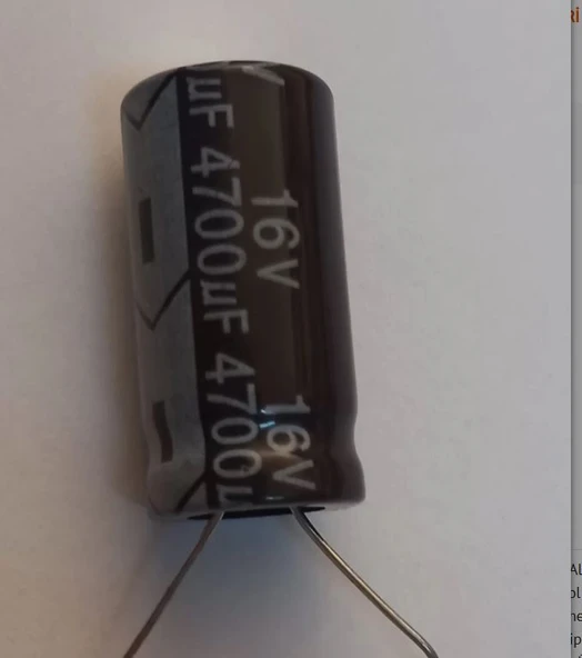 4700uf 16v, 4700mf 16v Kondansatör ürün görseli 1