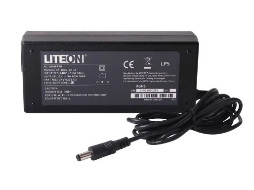 Liteon Pa-1600-2a-Lf 12v 5 Amper, Adaptör Standart Uç, 5.5 X 2.5 Mm ürün görseli 1