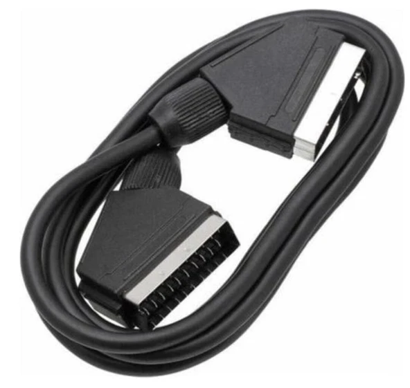 1,2 Metre Scart, Scart, Televizyon Uydu Arası Scart Kablo 1,2 Tüplü Tv -Uydu Ara Kablosu ürün görseli 1