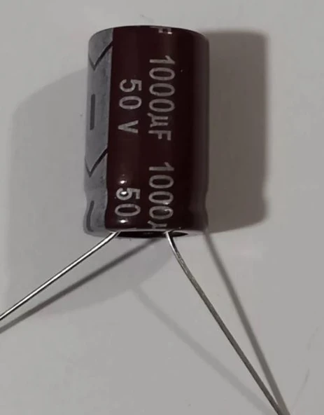 1000uf 50v Kondansatör 20x5mm ürün görseli 1