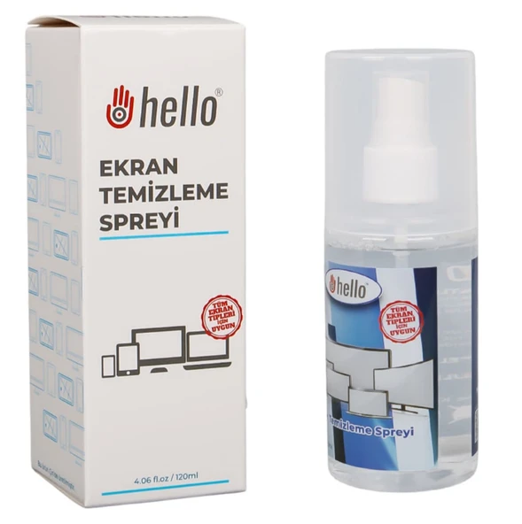 Hello HL-27269 120ML Profesyonel Ekran Temizleyici Sprey Telefon Tablet TV ve Laptop Temizleme ürün görseli 1