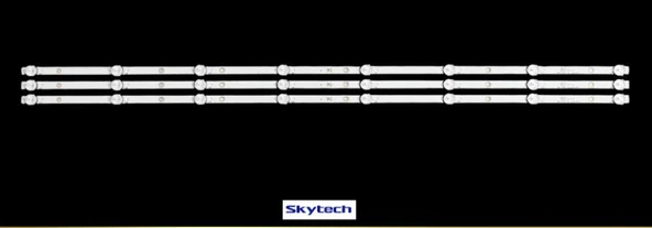 REDLİNE PS43 TV LED BAR, MS-L2392 V2 , CX430DLEDM, T2S2HEVC, 80.2 Cm 8 Ledli TV LED BAR, HL-00430A30-0402S-06 A1 3X8 - 8 LEDLİ , SKYTECH SST-4350B, SST4350C TV LED BAR ürün görseli 1