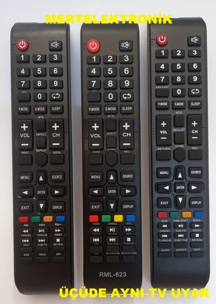 sunny sn55leda38 0227 TV kumandası ürün görseli 1