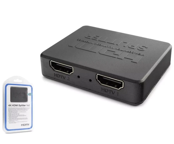 Hdm 1 Giriş 2 Çıkış 4k Hdmı Çoklayıcı Uhd 3d Hdmı Uyumlu,HADRON HDX1371  HDMI SPLITTER 1.4V 1080P ürün görseli 1