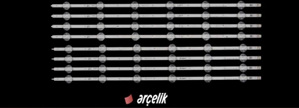 ALTUS AL65L 8960 5B, A65L 8860 5S, A65L 8900 5A, A65K 780G HOTEL TV, ARÇELİK A65L 8900 5A, A65L 8860 5S, BEKO  B65L 8860 5S, B65K 780 B2B LED BAR ürün görseli 1
