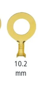 POWERMASTER TKS-10 10.2 MM TOPRAKLAMA KABLO PABUÇ (10 ADET) ürün görseli 1