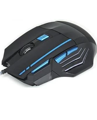 HADRON HDG30 OYUNCU MOUSE KABLOLU USB 600/3600 DPI LEDLİ 144CM (SİYAH-MAVİ) ürün görseli 1