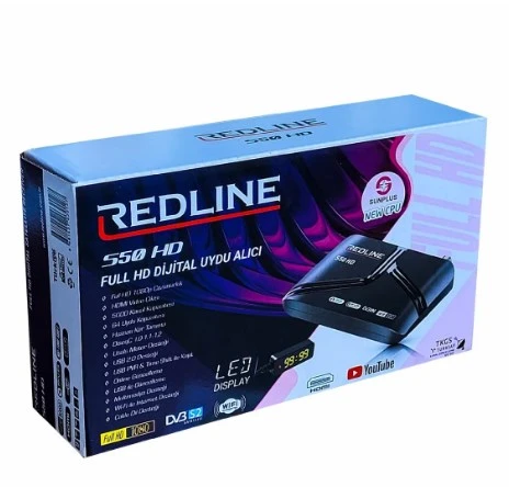 Redline S50 HD Uydu Alıcısı Full HD 1080p HDMI USB TKGS Destekli Kanal Güncelleme ürün görseli 1