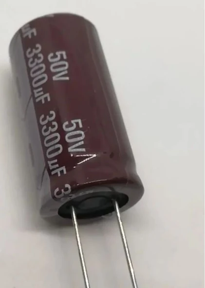 3300uf 50v, 3300mf 50v Kondansatör 18x50 ürün görseli 1