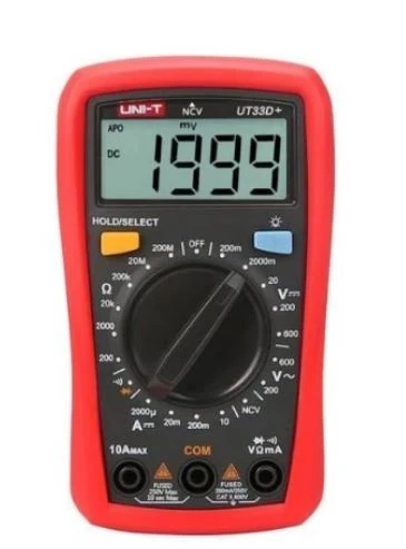 Unıtech Unı-T UT33D+ Dijital Multimetre 600V 10A ürün görseli 1
