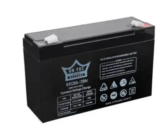 Ortec Akü S 6V 12AH/20HR KURU BAKIMSIZ AKÜ ürün görseli 1