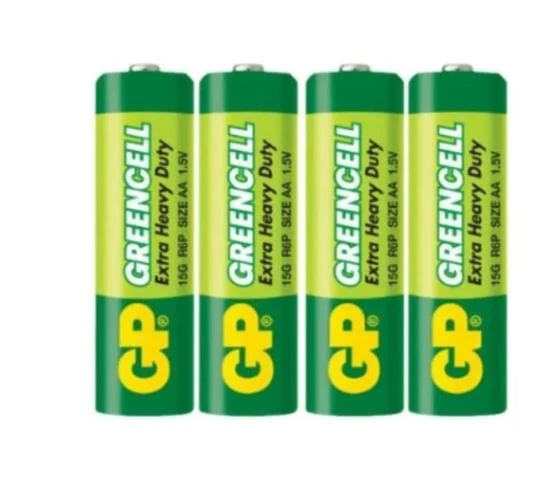 GP Greencell 15G R6 4'lü Çinko AA Kalem Pil ürün görseli 1