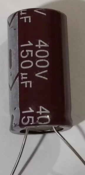 150uf 400v, 150mf 400v Kondansatör 35x15 ürün görseli 1