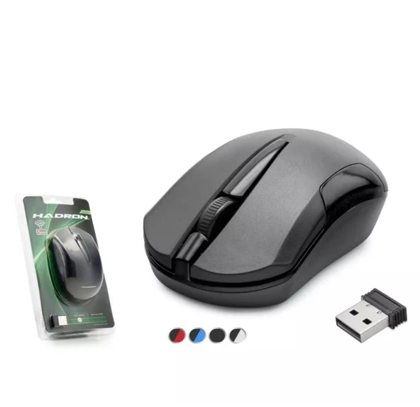 Hadron Hdx3407 Mouse Wıreless 1600 Dpı Siyah Gri, Kablosuz Mouse ürün görseli 1