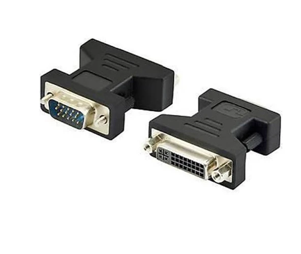 Vga - Dvı Dişi 24+5 Pin 15 Pin Erkek Dönüştürücü Çevirici Aparat (Vga To Dvı) ürün görseli 1