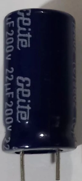22uf 200v, 22mf 200v Kondansatör ürün görseli 1