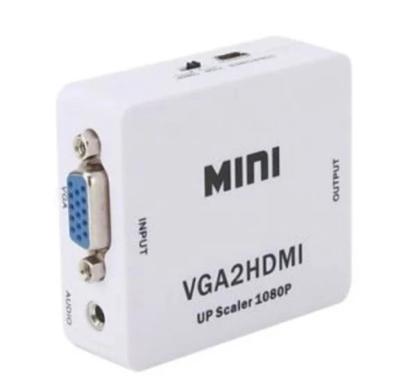 Vga To Hdmı Hd Video Converter Çevirici Dönüştürücü, Vga Yı  Hdmi  Dönüştürücü Adaptör ürün görseli 1
