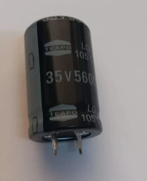 5600uf 35v, 5600mf 35v Kondansatör 38x20 ürün görseli 1