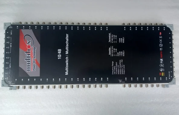 Multibox 10/48 Uydu Santral (Multiswitch) Merkezi Uydu Sistemi, 12v , Kaskatlı ürün görseli 1