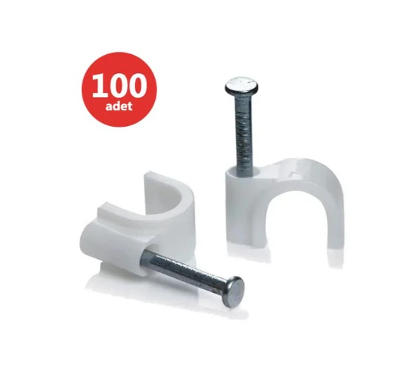KARYA 7 NUMARA ÇELİK ÇİVİLİ 16 MM KROŞE (100'LÜ POŞET)(4X10 ANTİGRON KABLOLAR İÇİN) ürün görseli 1