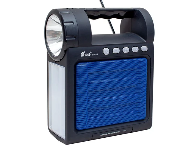 Magıcvoıce Fp-26 Usb/Sd/Fm/Bluetooth Destekli Fenerli Taşınabilir Hoparlör ürün görseli 1