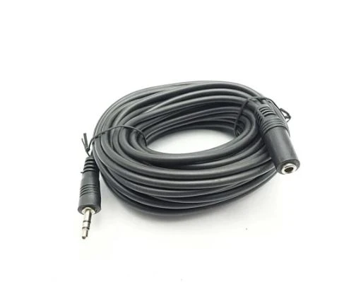 5 m Stereo 3.5 mm Ses Uzatma Kablosu, Uzun Mesafe Ses Bağlantısı , Kulaklık . Hoparlör İçin Dayanıklı AUX Kablosu ürün görseli 1