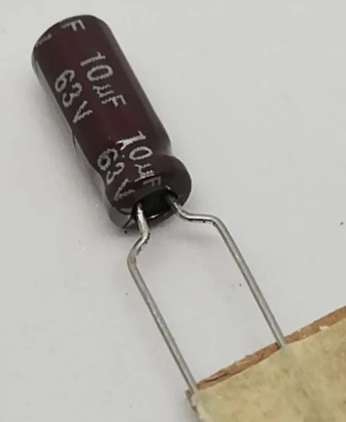 10uf 63v, 10mf 63v Kondansatör 5x11 ürün görseli 1