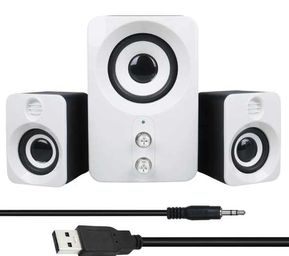 Magıcvoıce Ft-10 2+1 Usb Mini Hoparlör (3w+3w+3wx4 Ohm) ürün görseli 1