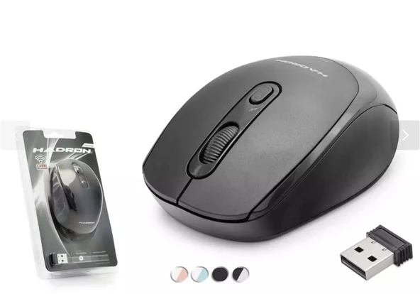 Hadron Hdx3406  Wıreless 800/1600 Dpı (Siyah), Kablosuz Mouse ürün görseli 1