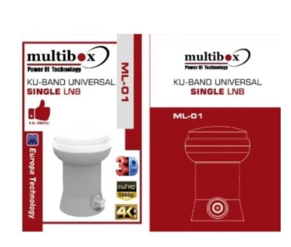 Ml-01 Multibox Universal Full Hd 4k Single Tek  Çıkışlı Lnb. Tüm Çanak Anten Ve Tv Ler İle Uyumlu ürün görseli 1