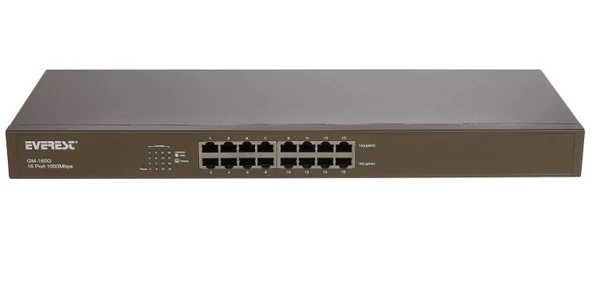 Switch Hub 16 Port 10/100 Mbps Everest Esw-116p ürün görseli 1