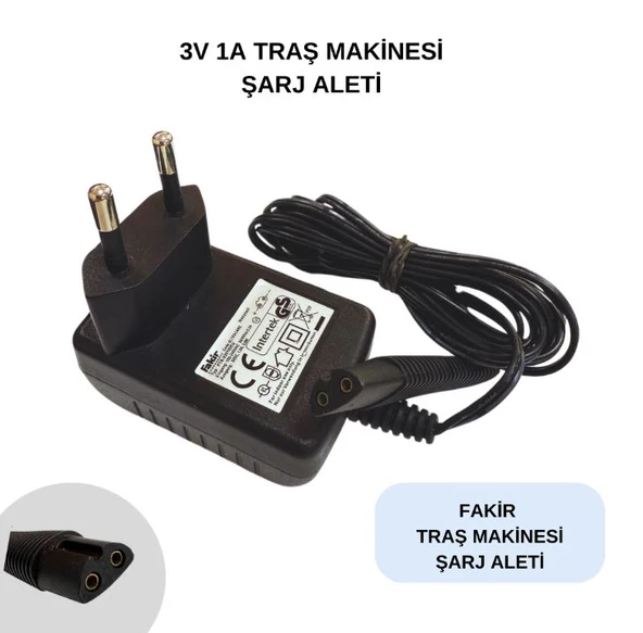 3v 1a Traş Makinesi Şarj Adapörü Fakir ürün görseli 1