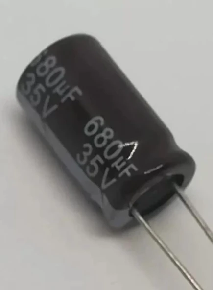 680uf 35v, 680mf 35v Kondansatör 10x17 ürün görseli 1