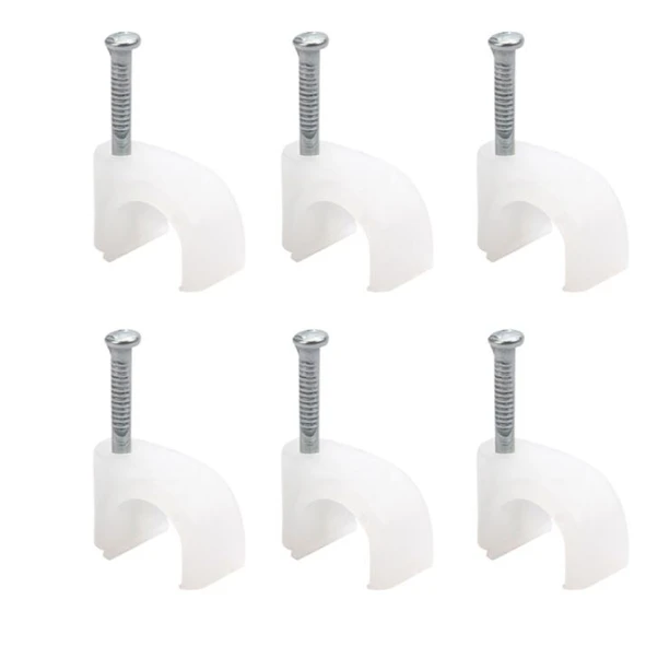 POWERMASTER 1 NUMARA ÇELİK ÇİVİLİ 4 MM KROŞE (100'LÜ POŞET)(KORDON KABLOLARI İÇİN) ürün görseli 1