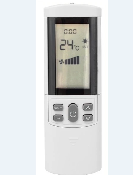 Vestel Flora Doğa Inverter 9 12 18 22 24 A++ Klima Kumandası, Beyaz ürün görseli 1