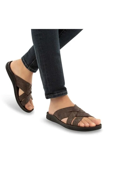 Muya Tiger 31318-004 Anatomik Taban Erkek Terlik Kahve 40-45 ürün görseli 1