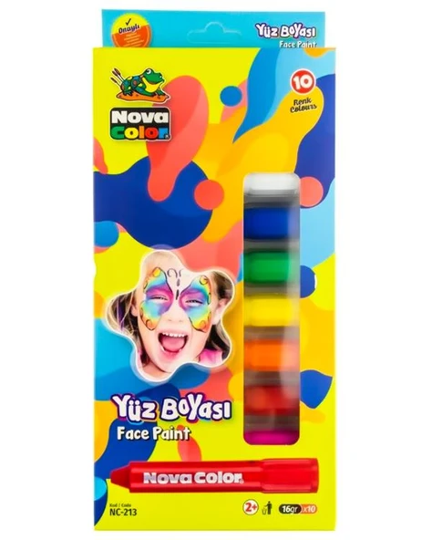 Nova Color Yüz Boyası 10 renk NC213 ürün görseli 1
