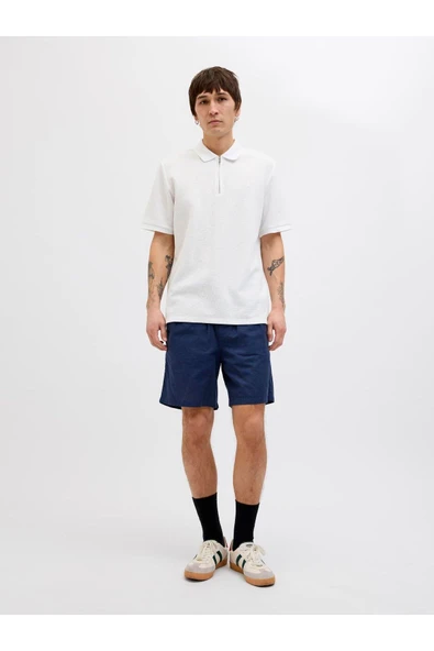 JACK JONES Erkek BEYAZ Polo Yaka Kısa Kollu Tişört 12279177 ürün görseli 1