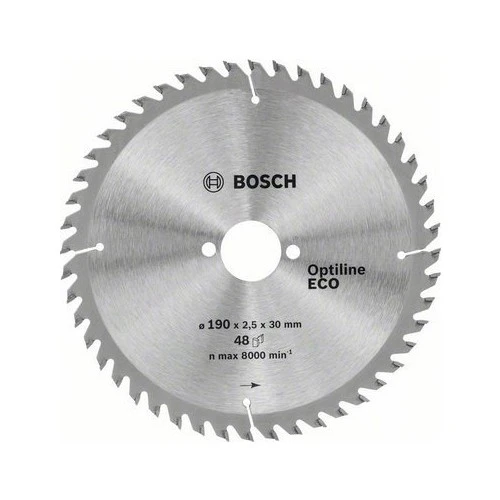 Bosch Optiline Eco 190*30 Mm 48 Diş Daire Testere Bıçağı - 2608644377 ürün görseli 1