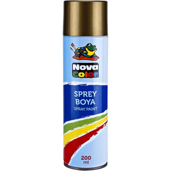 Nova Color Sprey Boya Altın 200 ml - 2 adet ürün görseli 1