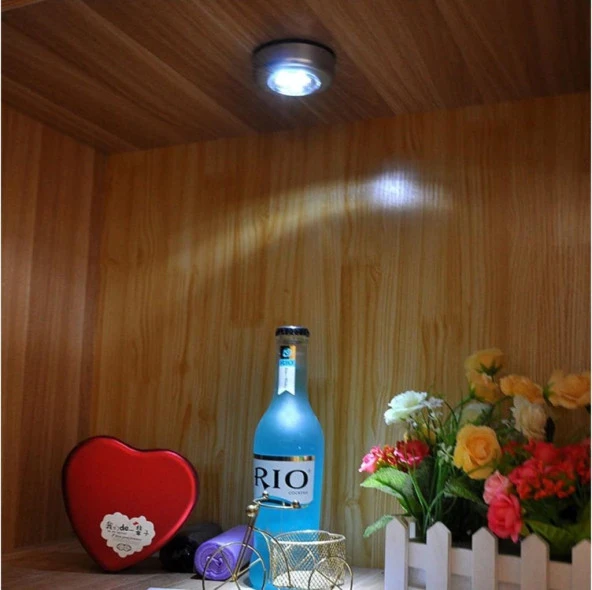 Lightorch Kablosuz Kapı Duvar Aydınlatma 3 LEDli Dokunmatik - Resim 5