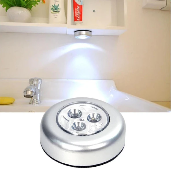 Lightorch Kablosuz Kapı Duvar Aydınlatma 3 LEDli Dokunmatik - Resim 6