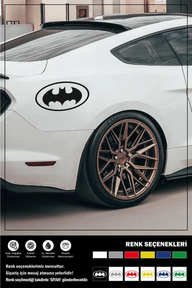 BATMAN STICKER 35 x 18 cm ERU00056 - Resim 2