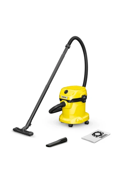 Karcher WD 2 S V-15/4/18 Islak Kuru Elektrikli Süpürge,Üfleme Fonksiyonlu, 1000 W, 15 L ürün görseli 1