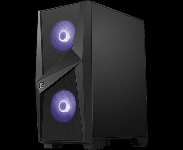 MSI MAG FORGE 100M TEMPERLİ CAM ATX GAMING KASA - Resim 4