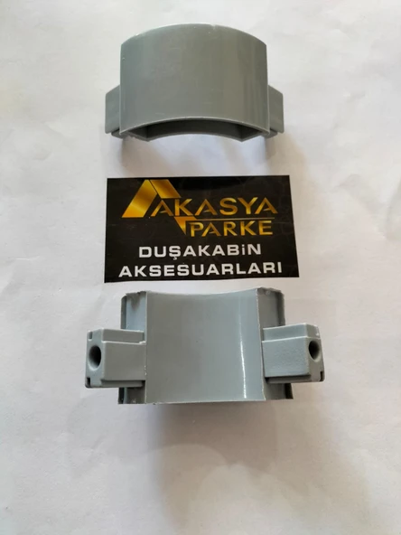 DUŞAKABİN KÖŞE TAKOZU BELLA SERİSİ 2 ADET GRİ RENK ürün görseli 1