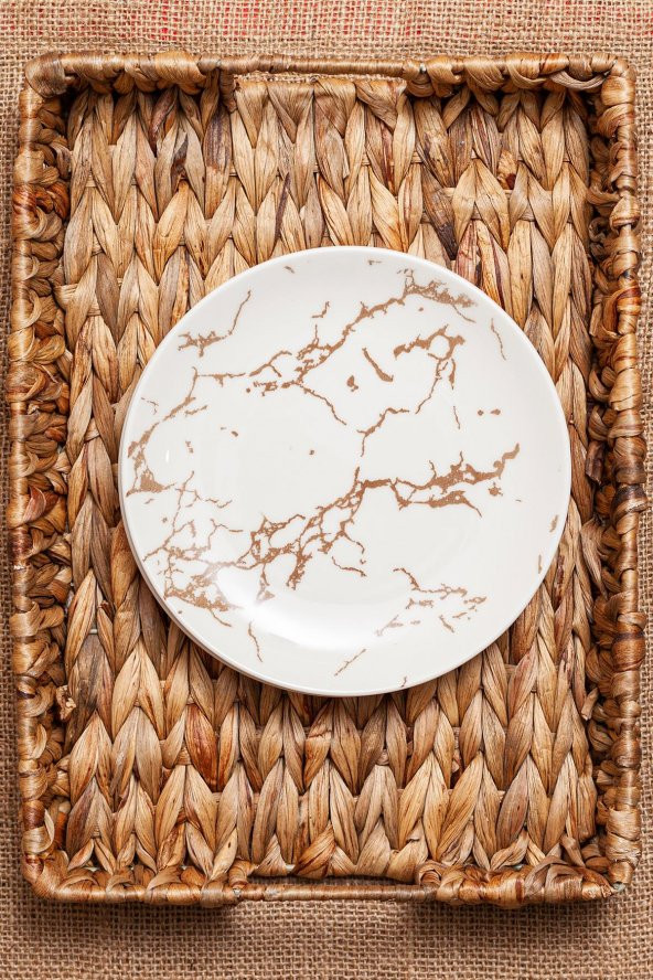 Mart Home Mix and Match Marble Pasta Tabağı- Kahv ürün görseli 1