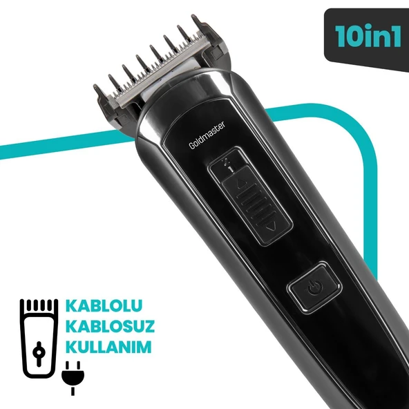 GOLDMASTER GM-7184 CIVAN ERKEK BAKIM SETİ - Resim 3